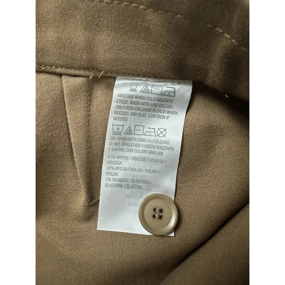 Tailored by Susan Graver Women’s Pants Regular Smart Ponte Brown Size L A655629 - Picture 12 of 16